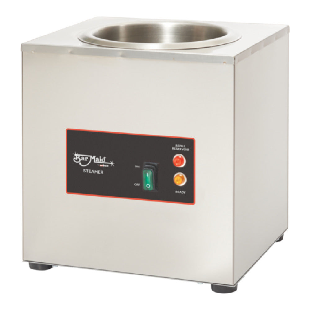 Bar Maid GSS-04 Bar Maid Electric Glass Steamer 4.25qt Reservoir Stainless Steel Construction
