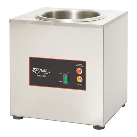 Bar Maid GSS-04 Bar Maid Electric Glass Steamer 4.25qt Reservoir Stainless Steel Construction
