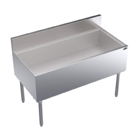 Krowne KR24-48 Royal Series Underbar Ice Bin/Cocktail Unit 48"W X 24"D O.A. 184lb Capacity