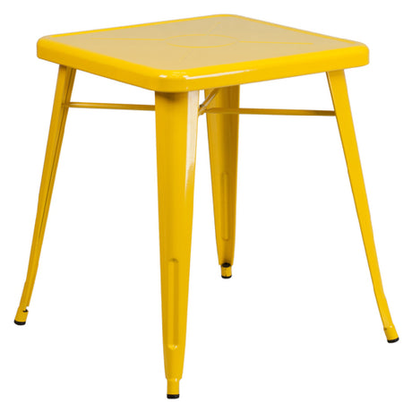 Flash Furniture CH-31330-29-YL-GG Table 23-3/4"W X 23-3/4"D X 29"H (footprint: 27-3/4"W X 27-3/4"D)