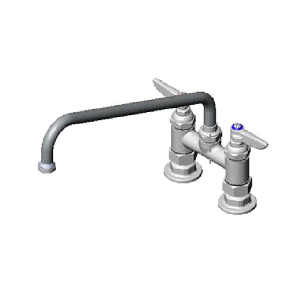 T&S Brass B-0225-CR Pantry Faucet Double Deck Mount