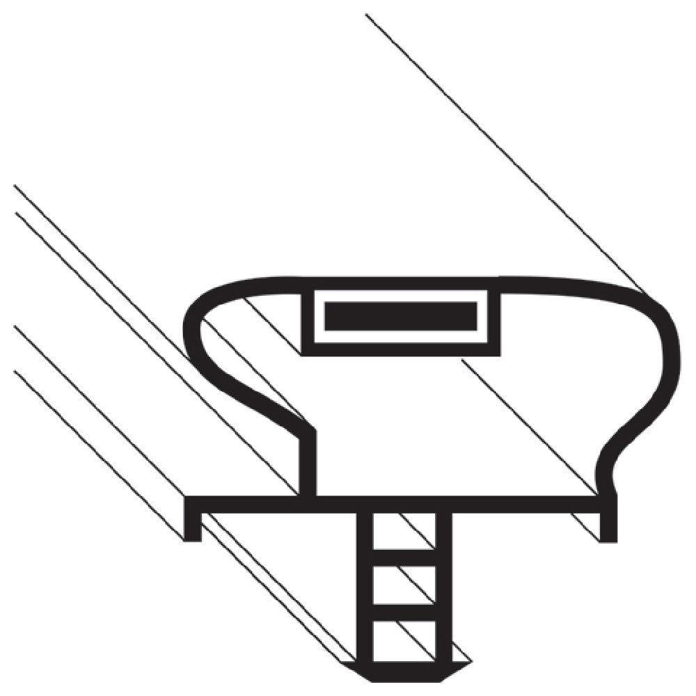 Franklin Machine Products 503-1130 Door Gasket 24-1/2" X 24-1/2" 4-sided