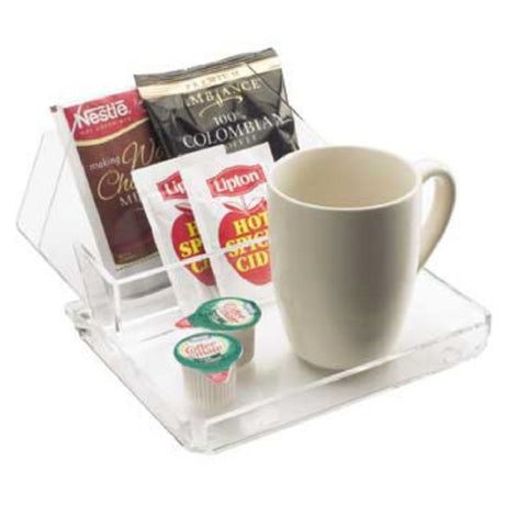 Cal Mil 490-12 Amenity Coffee Tray 7-1/2" X 9-1/2" X 5-1/2"H Clear (UPS Oversize 1)