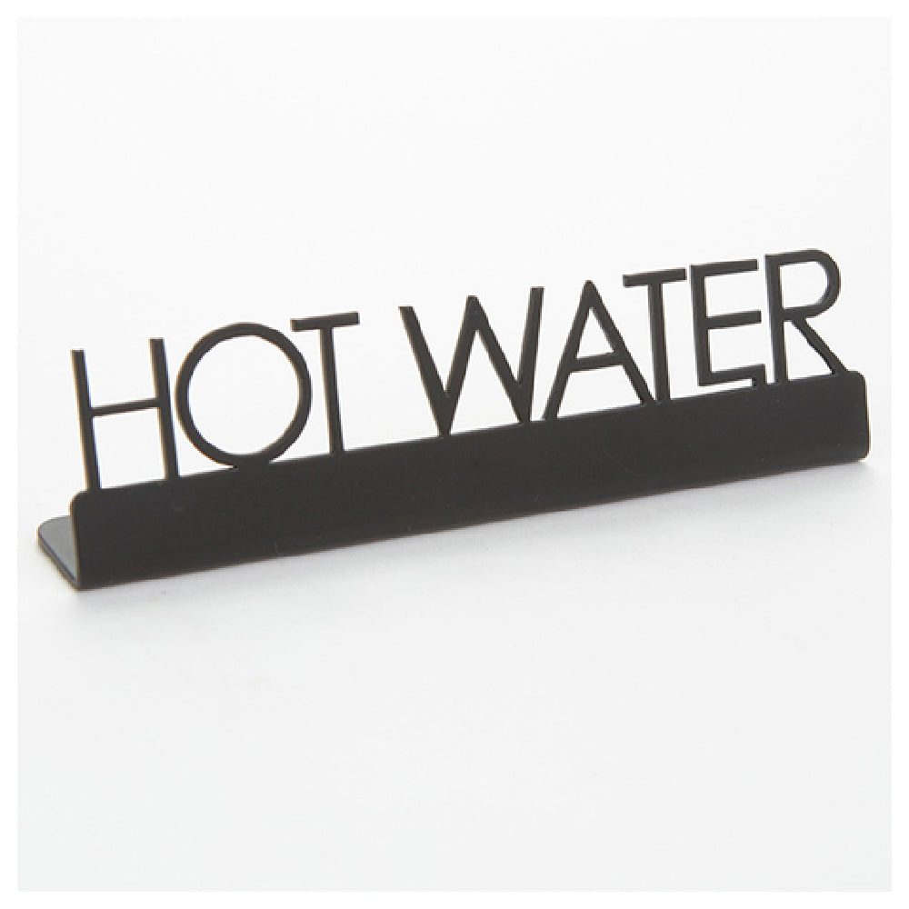 American Metalcraft SBHW5 Sign "hot Water" 5"L X 3/4"W X 1-1/2"H