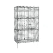 Metro SEC55C-2EZ - Super Erecta® Security Unit, Stationary, Chrome Plated Finish
