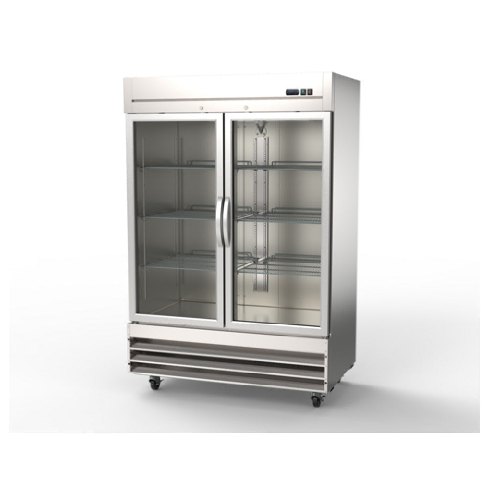 Hubert 138460 - Kratos 67K-008 Reach-In Refrigerator, 23 Cu. Ft. Capacity, 54"W