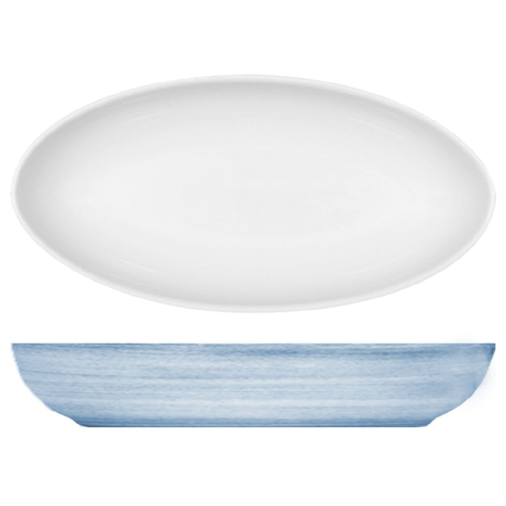 Bauscher Hepp 306223-820302 - Relish Dish, 9-1/5" X 4-2/5" Dia., Oval