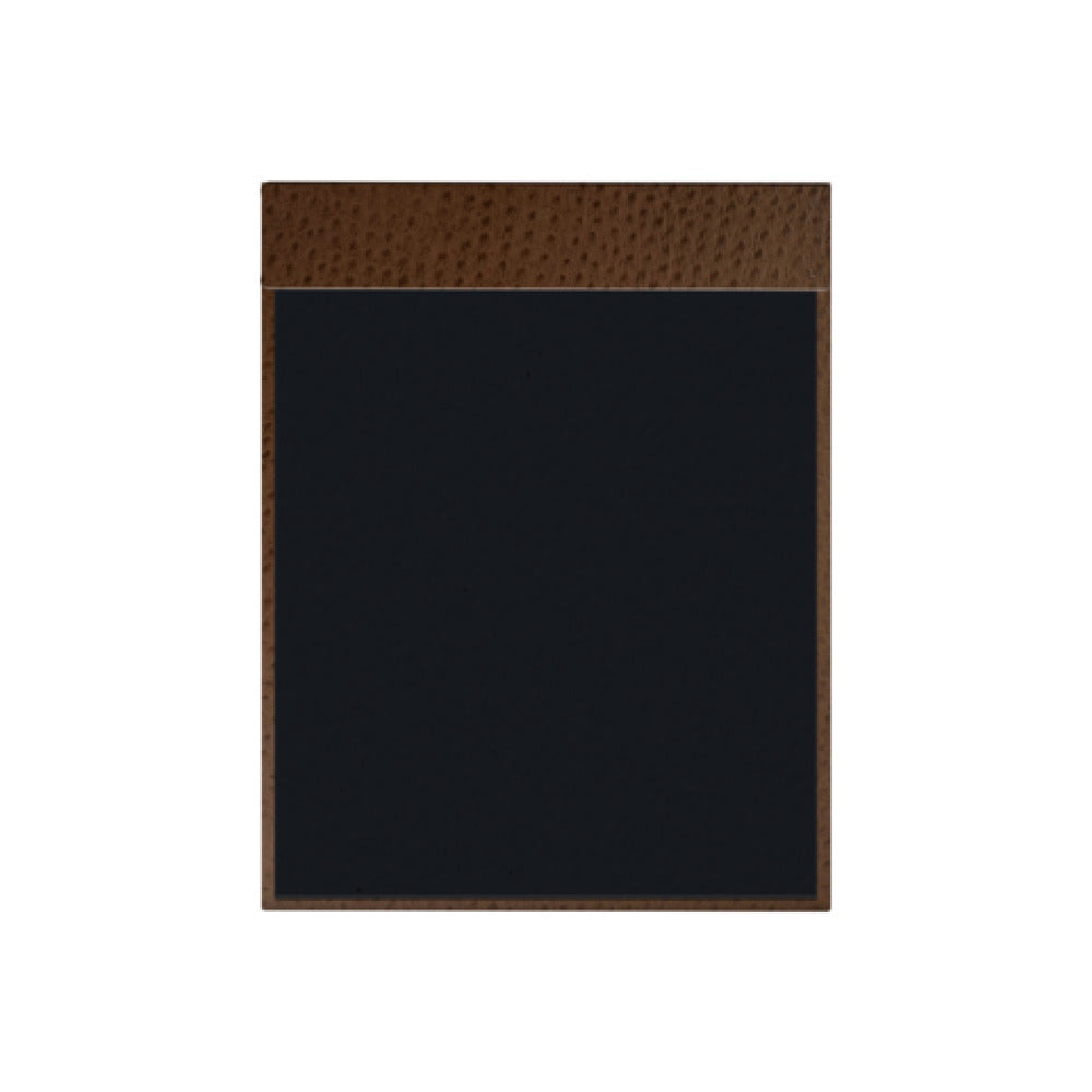 Risch MMB-CH 8.5X11 Chesterfield Hardback Ostrich Texture Faux-leather Magnetic Menu Board (specify Color)