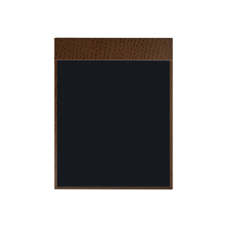 Risch MMB-CH 8.5X11 Chesterfield Hardback Ostrich Texture Faux-leather Magnetic Menu Board (specify Color)