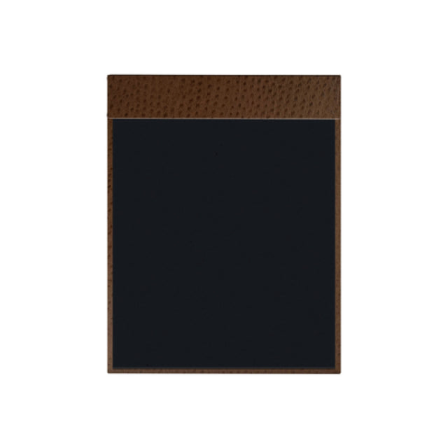 Risch MMB-CH 8.5X11 Chesterfield Hardback Ostrich Texture Faux-leather Magnetic Menu Board (specify Color)