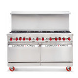 American Range AR-12G-8B-CL-126R_NAT - Restaurant Range, Gas, 60"