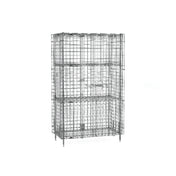 Metro SEC33C-2SE - Super Erecta® Security Unit, Stationary, Chrome Plated Finish