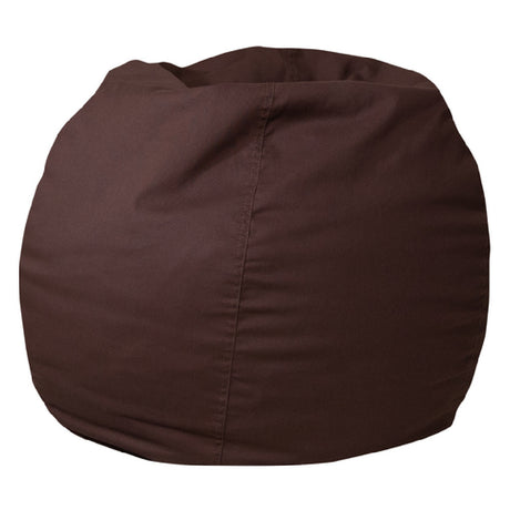 Flash Furniture DG-BEAN-SMALL-SOLID-BRN-GG Bean Bag Chair Small Removable Slip Cover