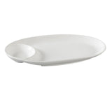 Yanco PS-2011 Piscataway Compartment Plate 11" X 5-3/4" Oval