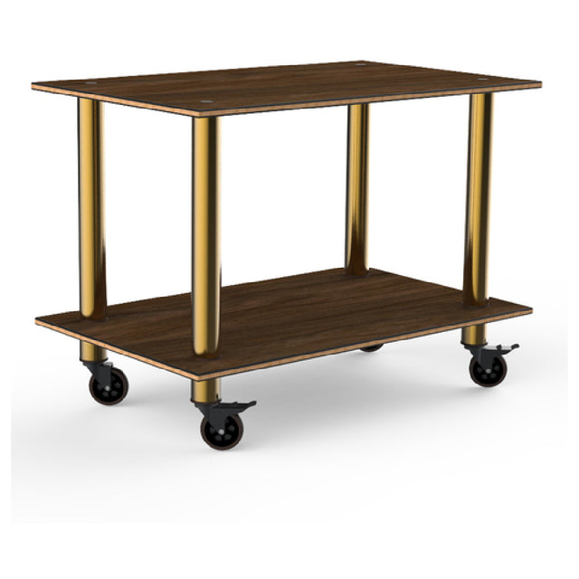 Steelite MGCMDX02WBXW Mogogo Buffet Solutions Modular Serving Table 2-tier 47" X 29-1/2" X 35"H