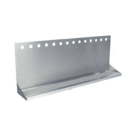 Micro Matic DP-332ELD-14-3 Drip Tray Trough Wall Mount 48"W X 6-3/8"D X 14"H