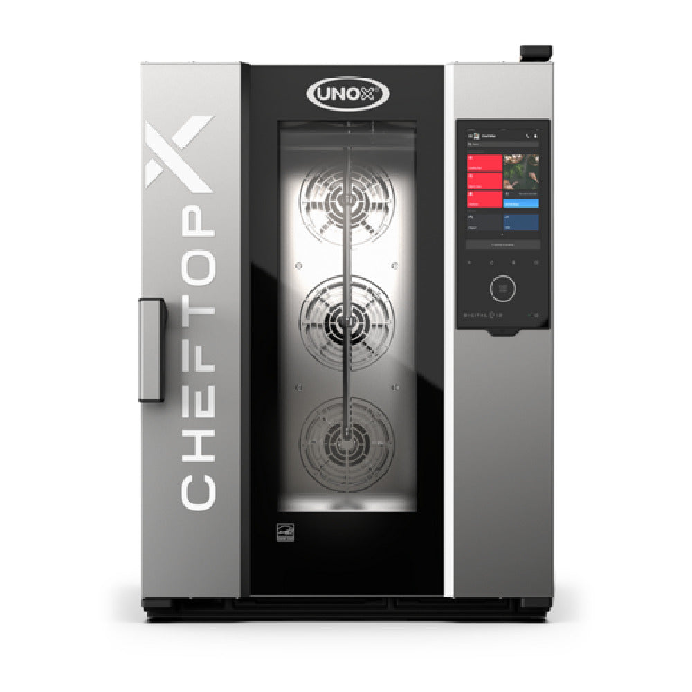UNOX USA XADA-1011-GXLS - CHEFTOP-X™ Half Size Combi Oven, Natural/Liquid Propane Gas