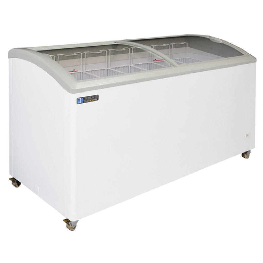 Master-Bilt MSC-66AN COLDIN-3™ Display Freezer 20.3 Gross Cu. Ft. Curved Tempered Glass Sliding Lids