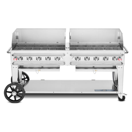 Crown Verity CV-RCB-72WGP-SI-BULK Pro Series Grill LP Gas 81"L X 28"D