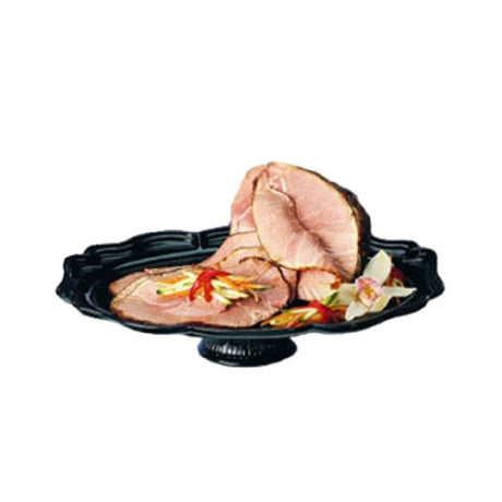 Bon Chef 20281BLK Pedestal Tray 14-3/4" X 20" X 4-3/8" Oval