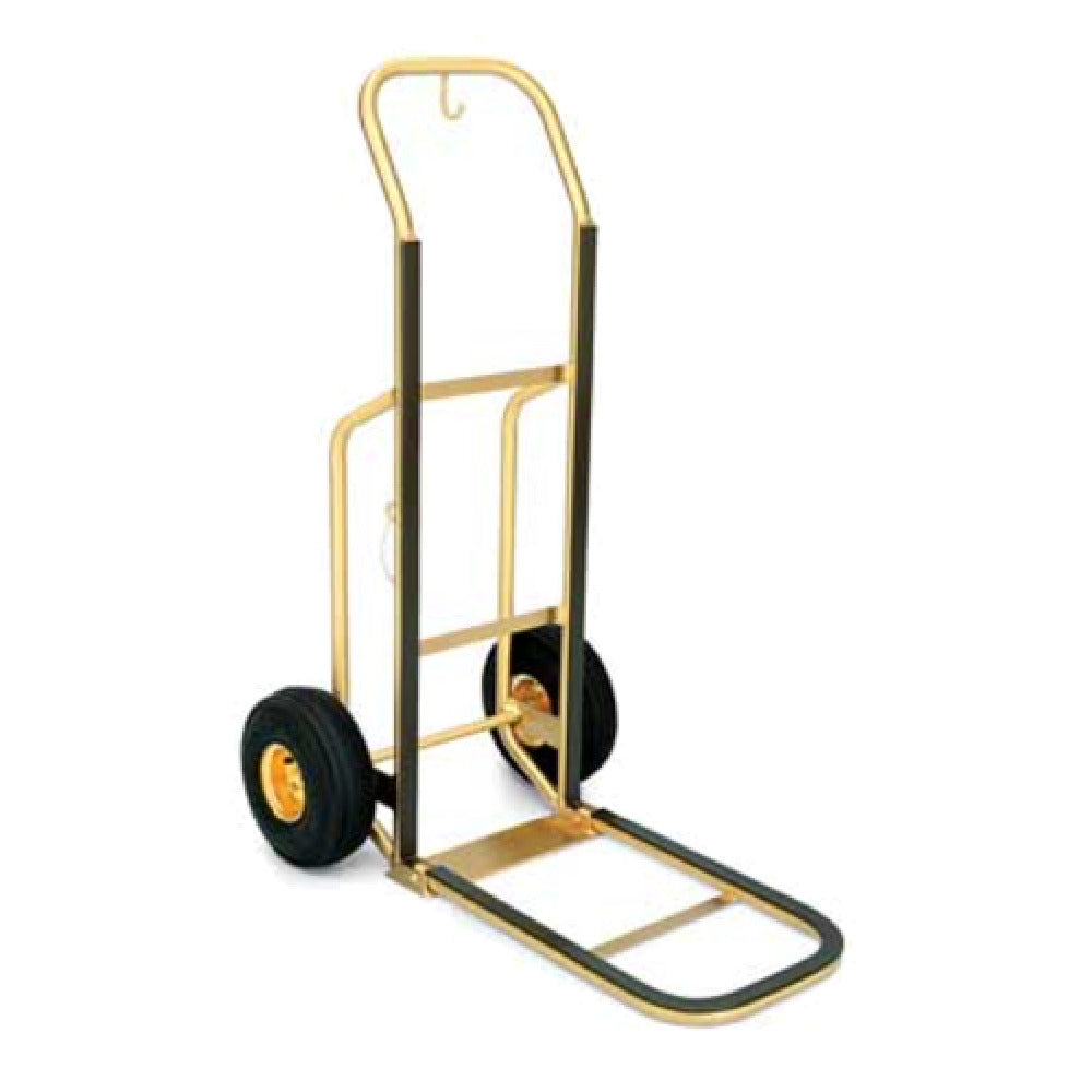 Forbes Industries 1555-B-SS Bellman's Handtruck 23-1/2"L Fold-up Dropnose 1" Brushed Stainless Steel Tube