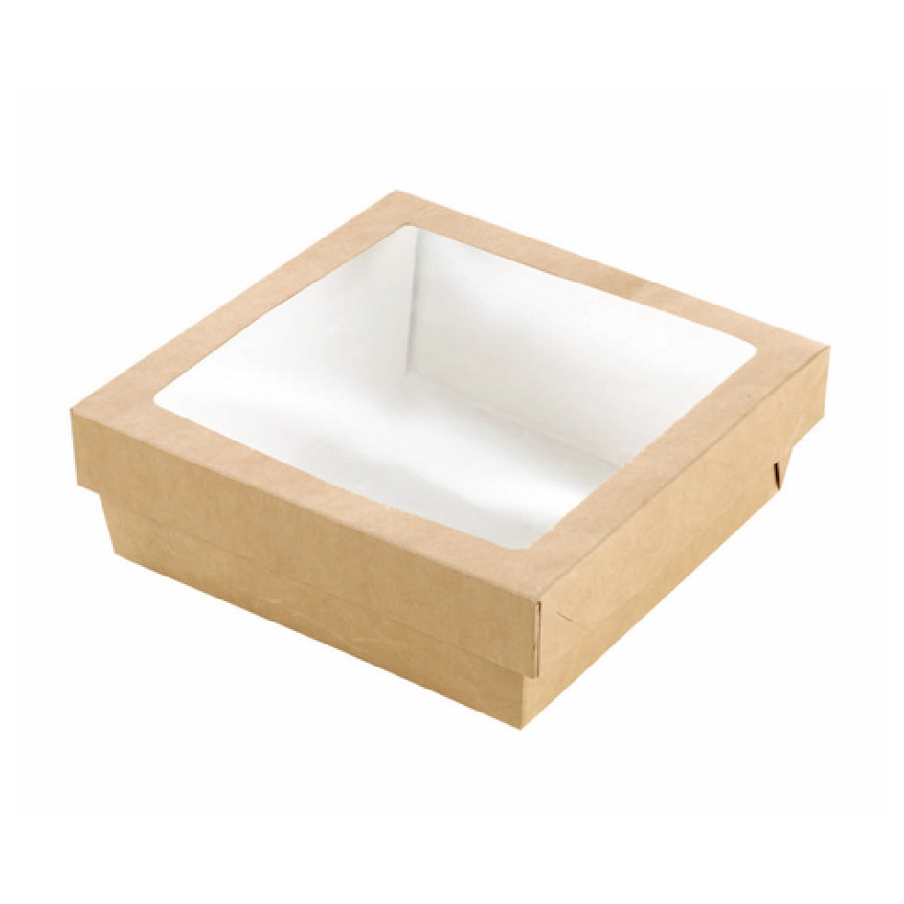 PacknWood 210KRAYB155 - Kray Take Out Box, 34 Oz., Base: 5.5" X 5.5" X 2"