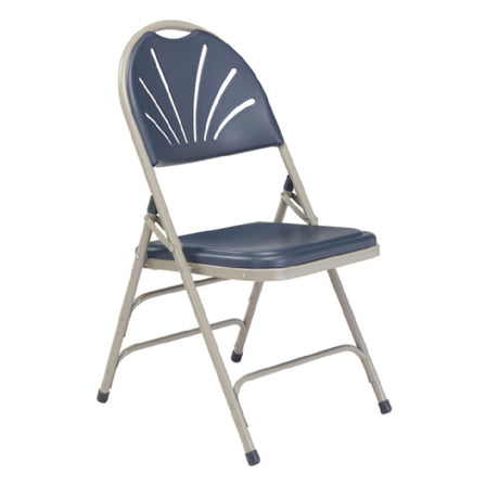 National Public Seating 1115 NPS® 1100 Series Deluxe Fan Back Folding Chair 480 Lbs. Weight Capacity