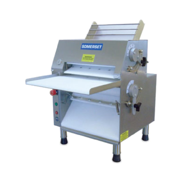 Somerset CDR-1550 Somerset® Dough Roller 15" Synthetic Rollers Sheets 500-600 Pieces Per Hour Up To 15" Diameter