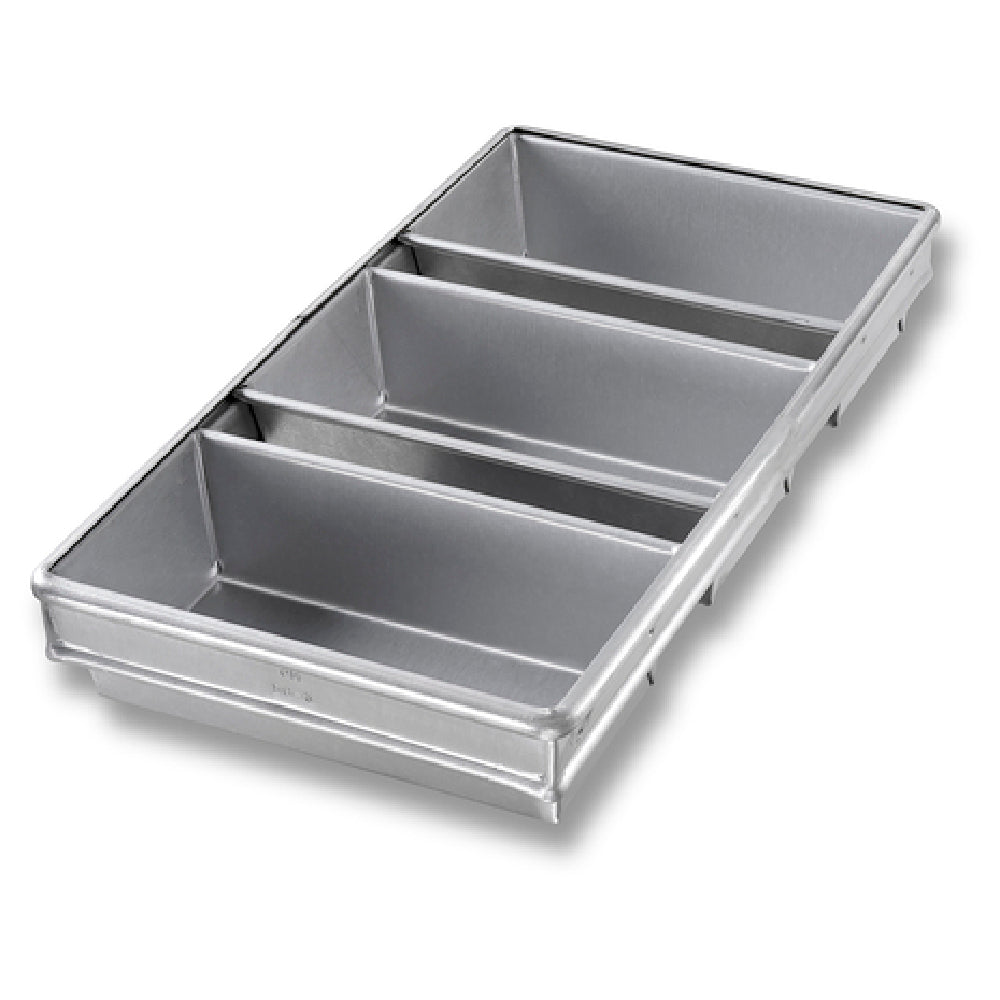 Chicago Metallic 45635 Bread Pan Set 3-pan 9-23/32" X 17-3/4" X 2-3/4" Overall