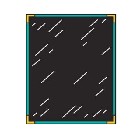 Menu Solutions RS110C Menu Cover Holds 8-1/2" X 11" Insert Single Panel