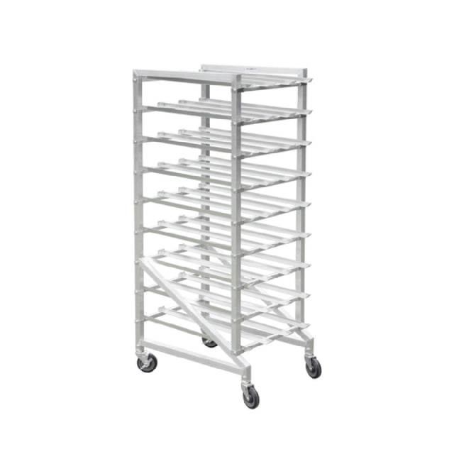 Hubert 42802 - Mobile Can Rack, Full Size Ships Kd, Fits #5/10 Cans