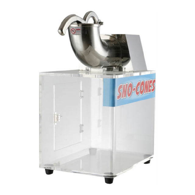 Omcan 47081 (47081) Sno-Cone Ice Machine Stainless Steel Acrylic