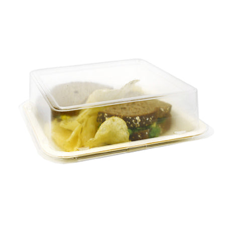 FOH DCV025CLT28 Servewise™ Disposable Plate Cover 8-1/2" X 8-1/2" X 2"H For Square Plate DSP025NAW28