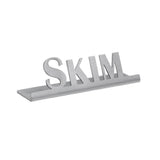 Service Ideas 1C-ST-SKIM-SIGN Service Ideas Laser Cut ID/Table Sign 18/8 Stainless