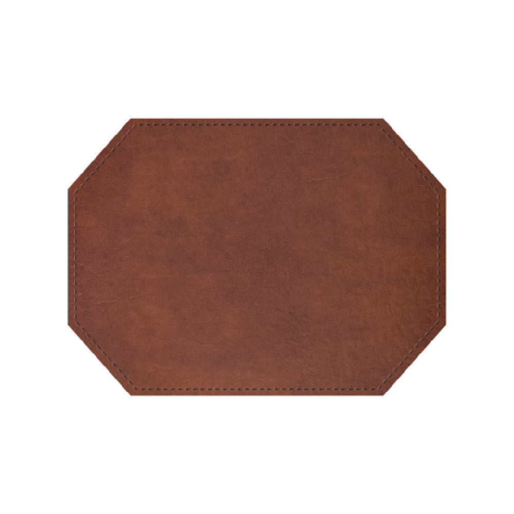 Risch TABLEMATOCT-LTH 15X11 Tuxedo Leather Bonded Leather Table Mat (specify Color)