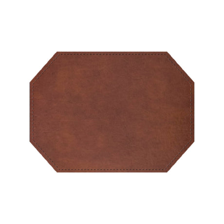 Risch TABLEMATOCT-LTH 15X11 Tuxedo Leather Bonded Leather Table Mat (specify Color)