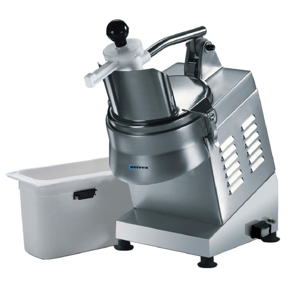 Univex UFP13 Food Processor Angled Continuous Feed Design 290-485 Lb/hr Production Capacity