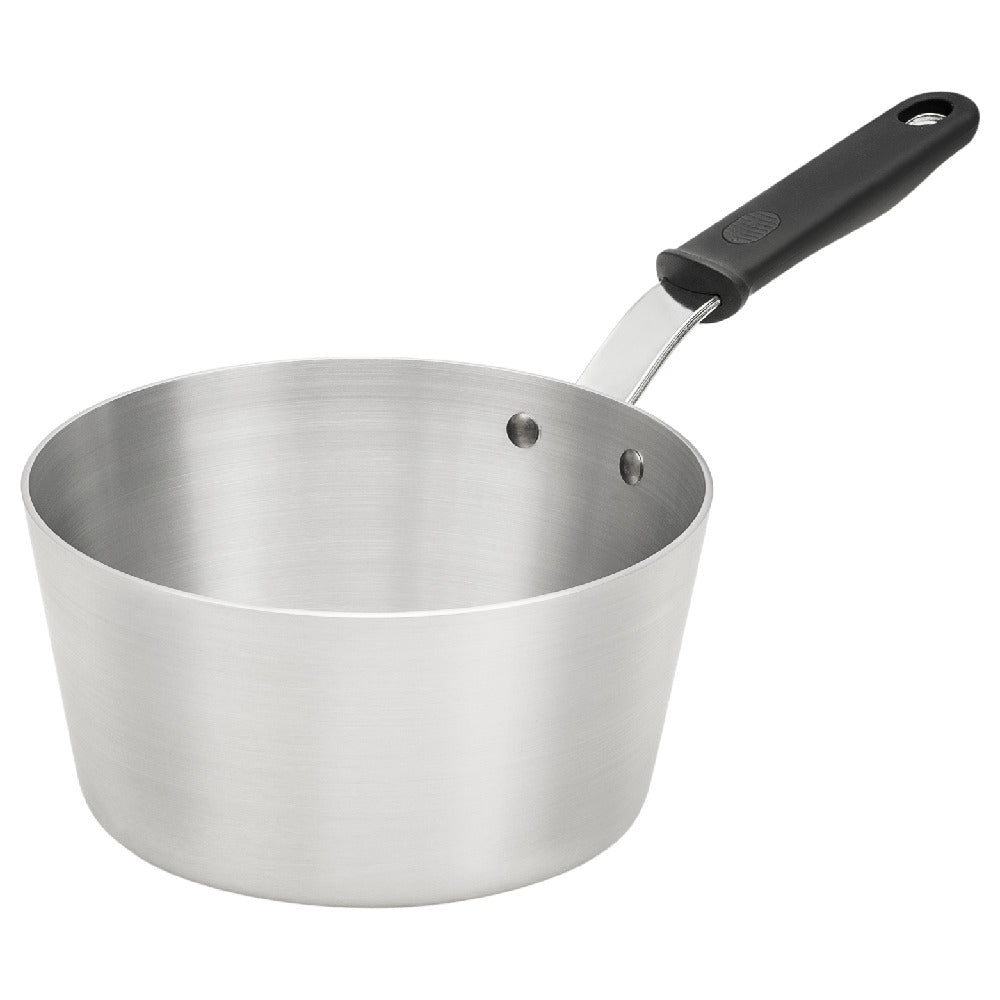 Vollrath 6821375 Wear-Ever® Tapered Sauce Pan 3.75 Qt. (3.5 Liter) Silicone Handle