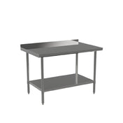 Atosa USA, Inc. ST2472ECR2 - MixRite Work Table, 72"W X 24"D X 36"H, 2" Rear Edge Up