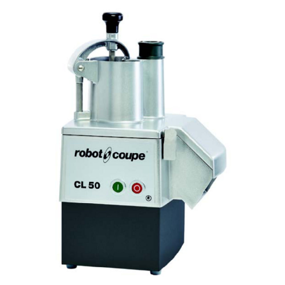 Robot Coupe CL50 NODISC Commercial Food Processor Includes: Vegetable Prep Attachment With Kidney Shaped & Cylindrical Hopper (no Bowl)