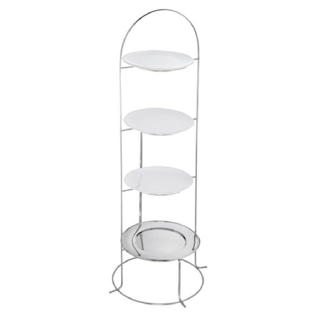 Bauscher Hepp 57.0177.6040 - Tea Stand, 48"H, 4-tier (for 3 Plates, & 1 Tray Not Included)