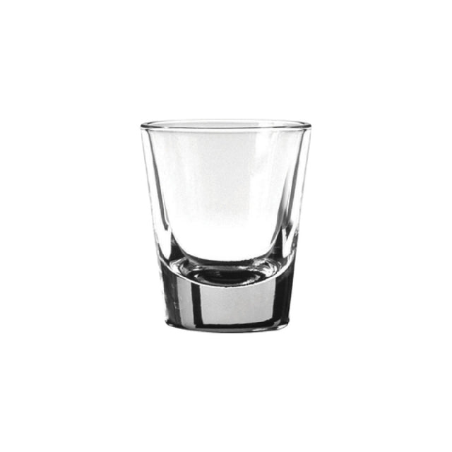 Steelite P52144 Shot Glass 1.5 Oz. (H 2-3/8" M 2" T 2" B 1-1/2") Soda Lime