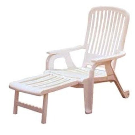 Grosfillex US658004 Bahia Stacking Deck Armchair Designed For Outdoor Use Resin