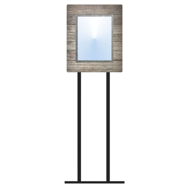 Hubert 18853 - Menu Board, 1-pocket, Floor Stand