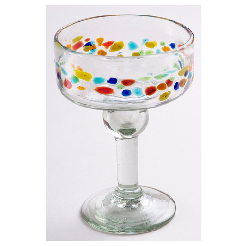 Orion Trading & Design G71-TF Tutti Frutti Margarita Glass 12 Oz. 4-1/2" Dia. X 6"H