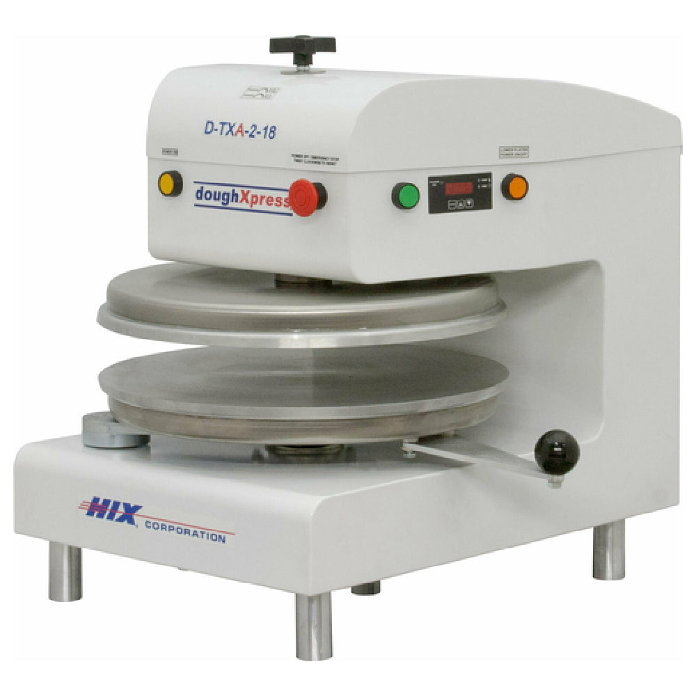 DoughXpress D-TXA-2-18-W (11235) Tortilla/Pizza Dough Press Air Semi-automatic (compressor Sold Separately)