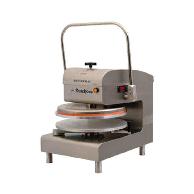 Dutchess Bakers DUT/DXE-SS Pizza Dough Press Auto-electric Up To 18" Dia.