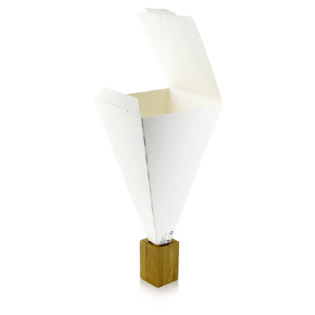 PacknWood 210SCONE - Snack Cone, Top: 3.5" X 3.5", 7.5"H