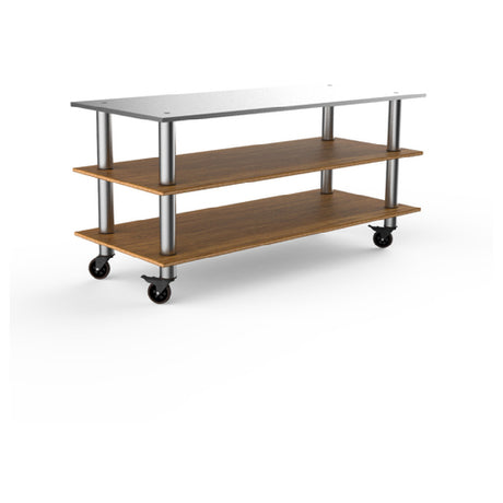 Steelite MGCMLA05BSXW Mogogo Buffet Solutions Modular Pro Station 3-tier 71" X 29-1/2" X 33"H