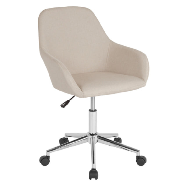 Flash Furniture DS-8012LB-BGE-F-GG Cortana Office Chair 16-1/2" To 21-1/2" Adjustable Seat Height